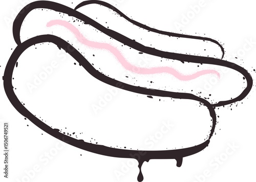 Graffiti Hot Dog