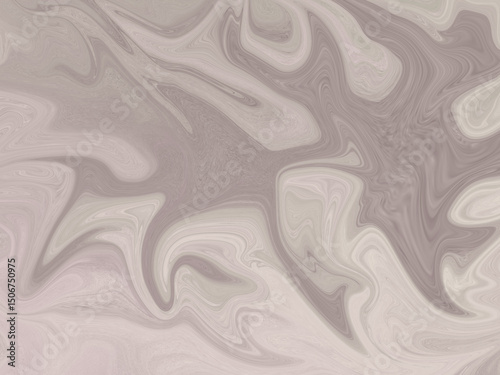 Abstract beige and brown fluid marble texture background design
