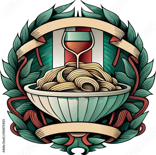 logo ristorante pizzeria italiana 04