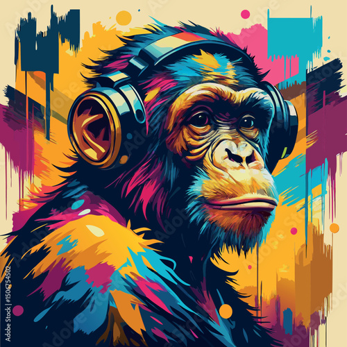 scimmia Dj musica hip hop 03