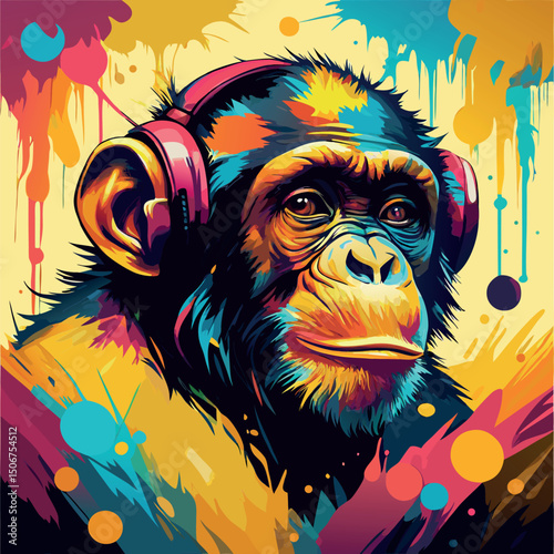 scimmia Dj musica hip hop 02