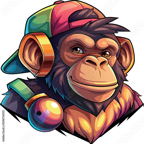 scimmia Dj musica hip hop 01