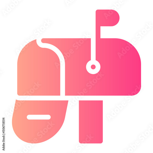 mailbox gradient icon
