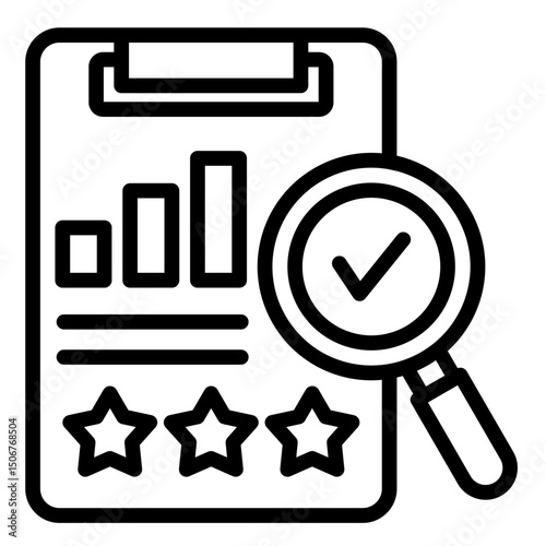 Performance Review  Icon Element For Design	