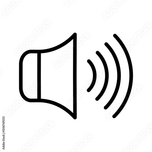 Speaker Icon. Voice Icon, Vector Illustration