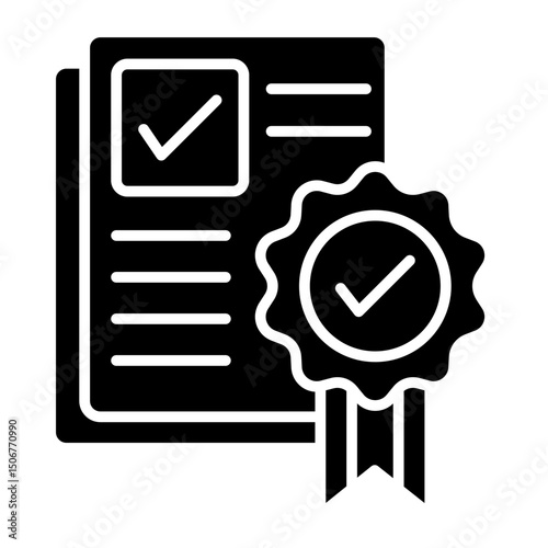 Quality Assurance  Icon Element For Design	
