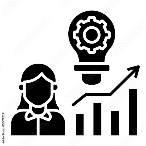 Business Intelligence  Icon Element For Design	