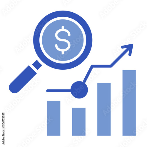 Growth Analysis  Icon Element For Design	