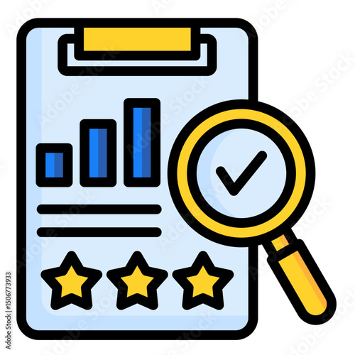 Performance Review  Icon Element For Design	