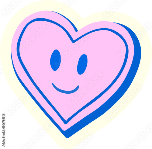 Happy Face Heart