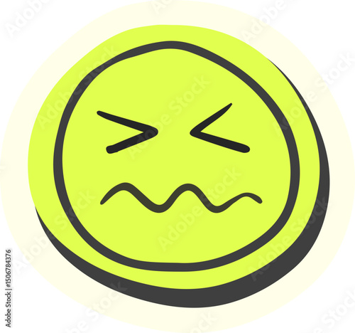 Wavy Mouth Emoticon