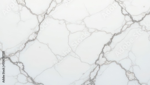 Smooth white marble texture, close-up detail showcasing veins, beauty, material, marble