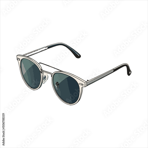 the glasses vector.