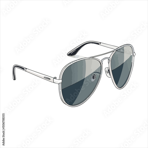 the glasses vector.