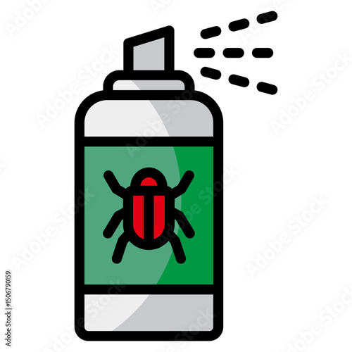 Bug Spray  Icon Element For Design