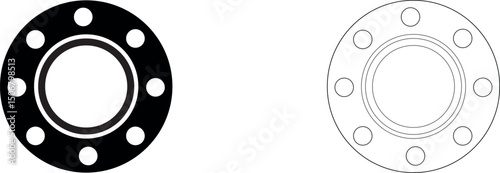 Playing coin. Web poker vector template. Casino sign.