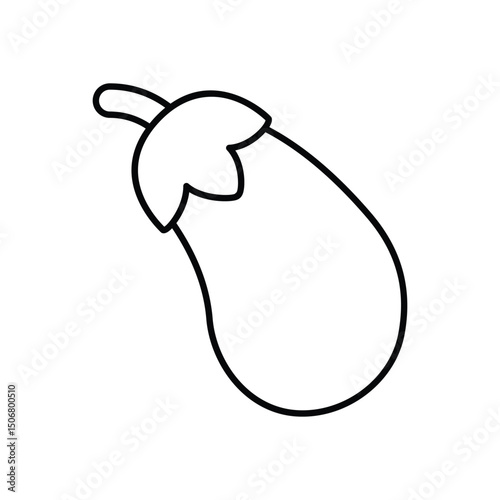 Eggplant Vector icon