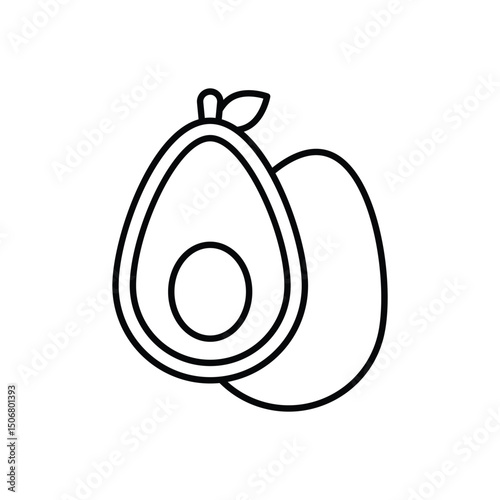 Avocado  Vector icon