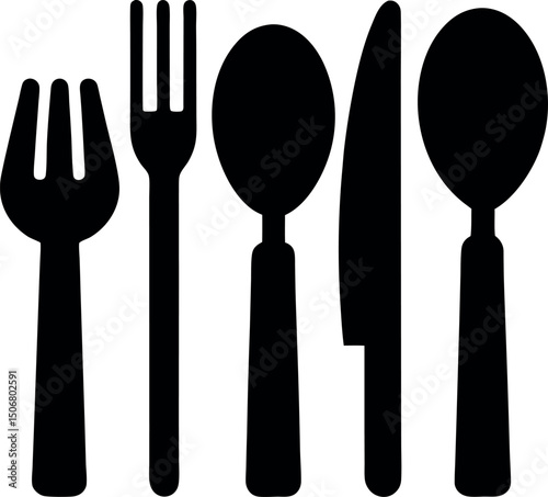 set of kitchen utensils