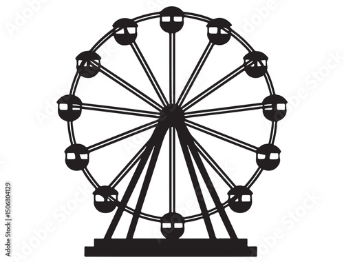 FERRIS WHEEL SILHOUETTE