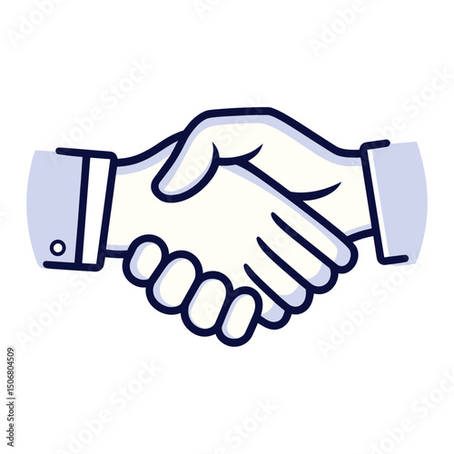 Handshake icon vector handshake professional business vector