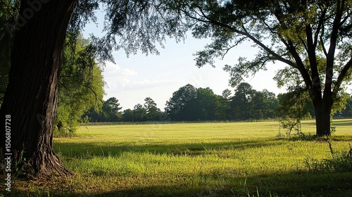 sunrise in the forest