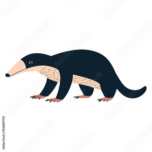 Illustration of Giant Anteater anteater wildlife cartoon vector