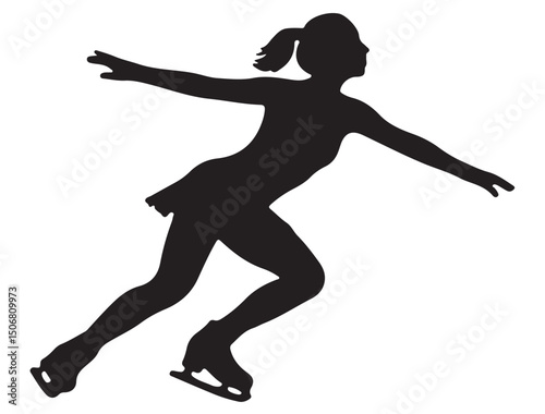 FIGURE SKATING SILHOUETTE