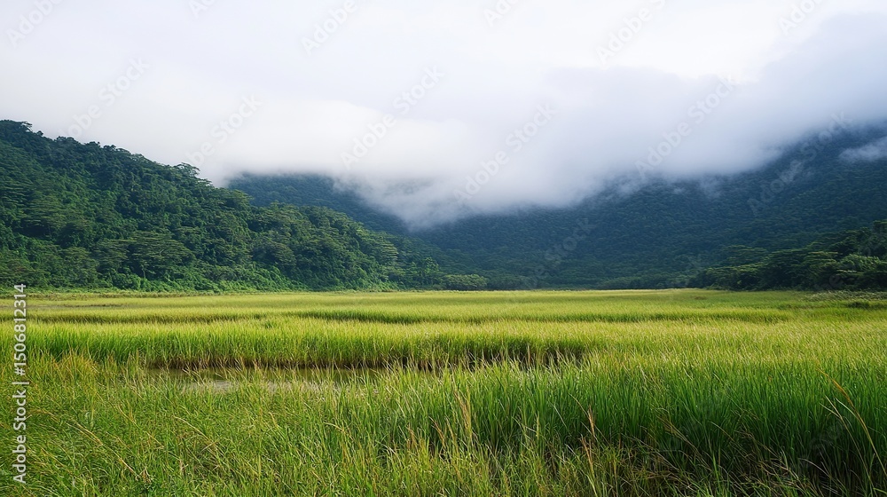 Fototapeta premium mountain landscape in the morning