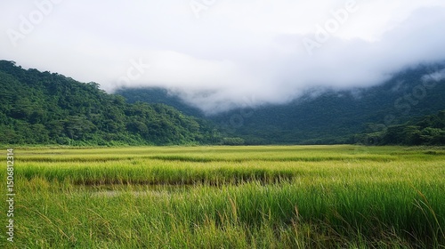 mountain landscape in the morning