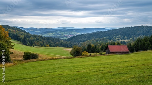 mountain landscape in the summer