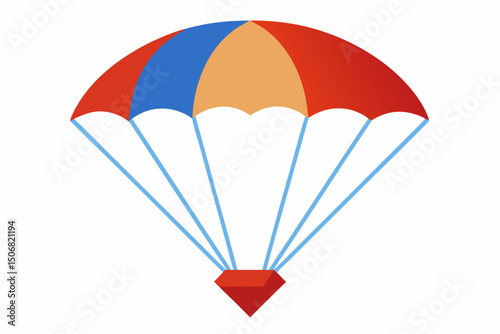 parachute in the sky