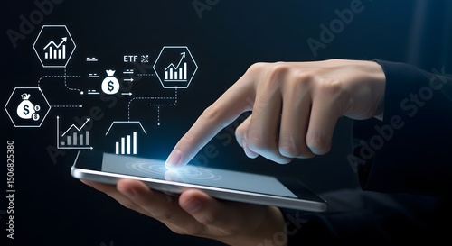 Exchange-Traded Fund (ETF) – Investment and Stock Market Concept