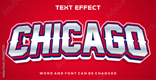 Chicago editable text effect