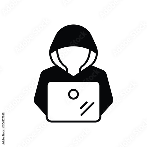 Hacker vector icon