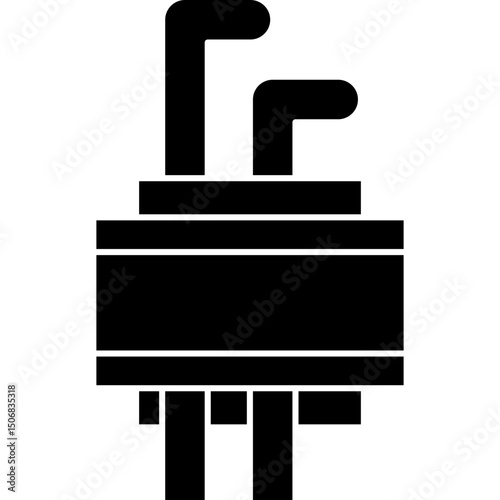 Hex Key Icon Vector Element