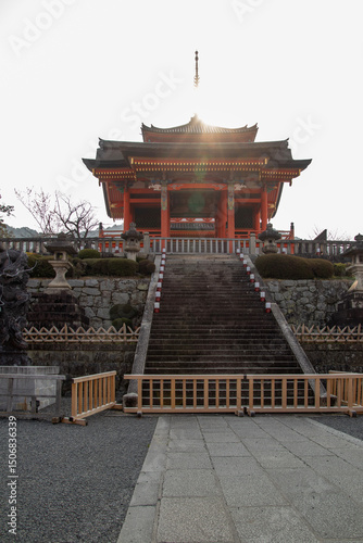 Buddhist temple in Kiyomizu-dera, Kyoto, Japan