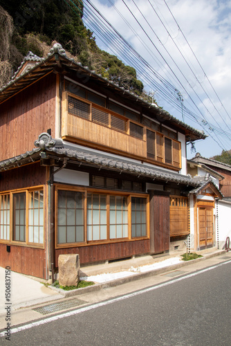 Traditional Japanese House in Ine, Yoza District, Kyoto, Japan