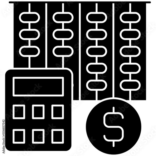 Maths Icon Vector Element