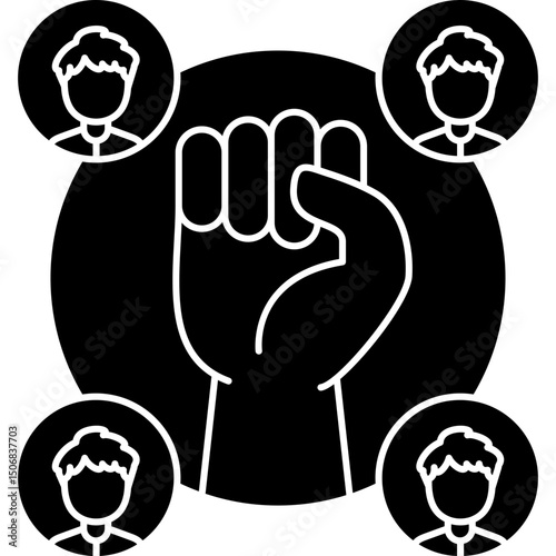 Strong Icon Vector Element