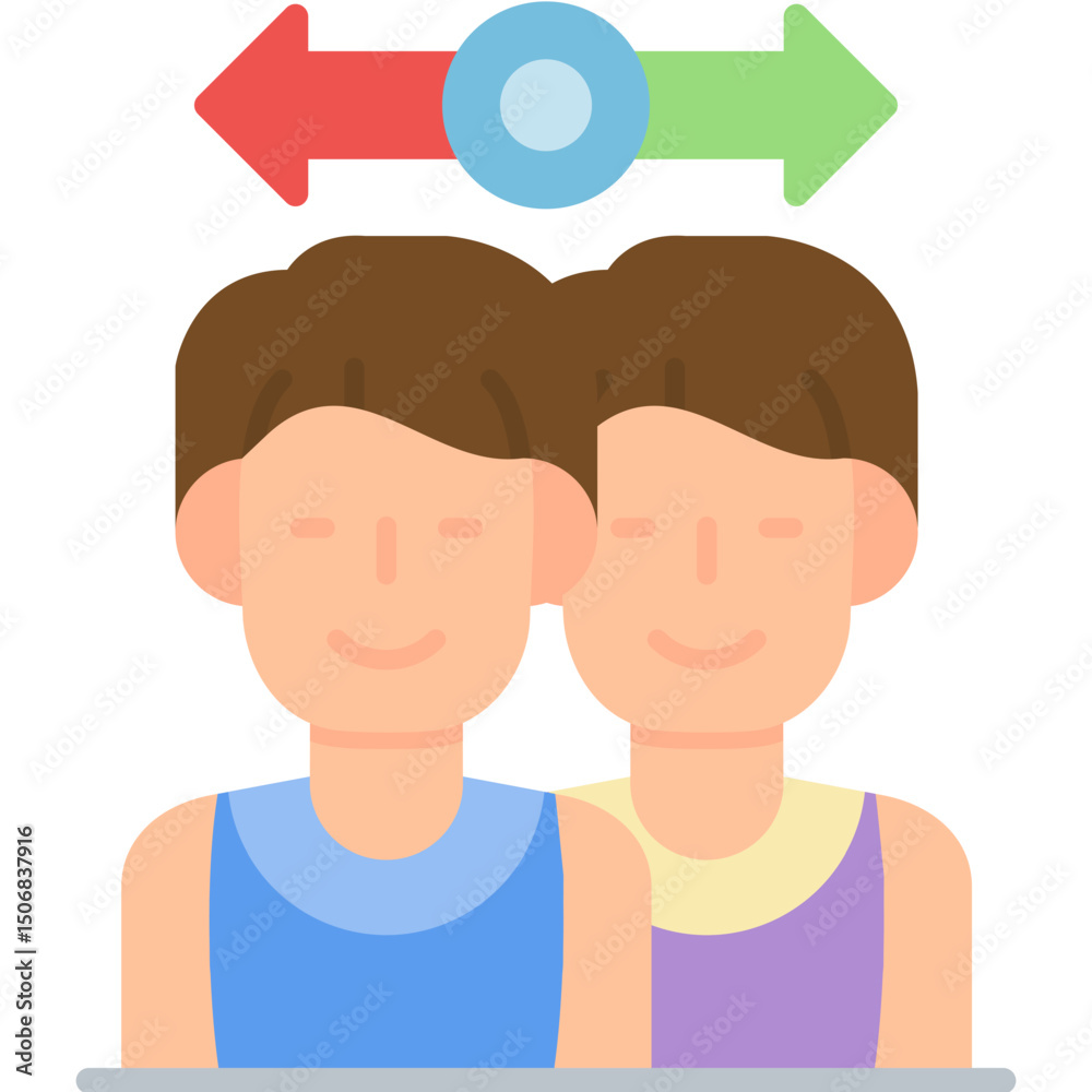 Fototapeta premium Students Icon Vector Element