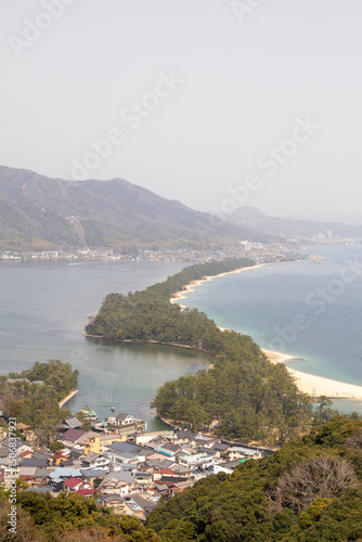 Fototapeta Naklejka Na Ścianę i Meble -  View of the Amanohashidate in Miyazu, Kyoto, Japan