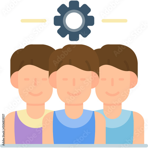 Team Icon Vector Element