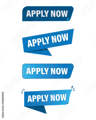 Apply Now Button Vector Illustration Design