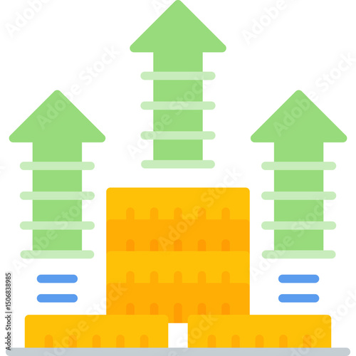 Profits Icon Vector Element