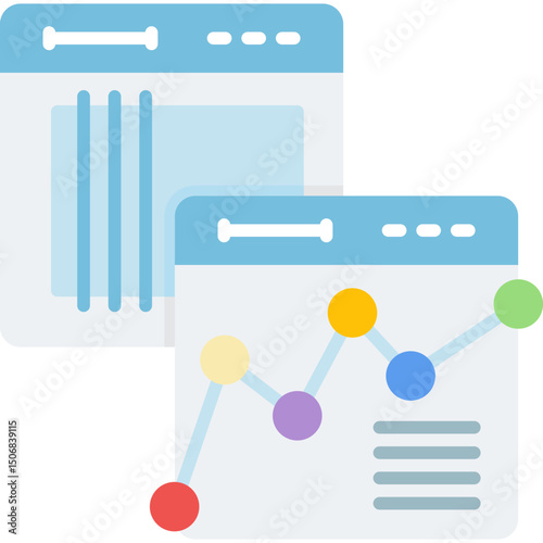Analytics Icon Vector Element