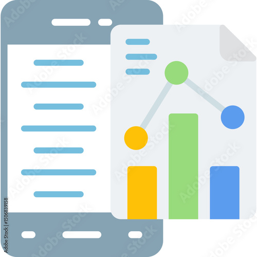 Analytics Icon Vector Element
