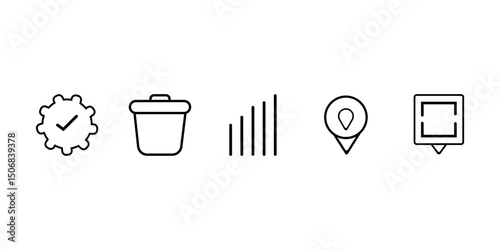 Icon Set  Vector Illustration Design