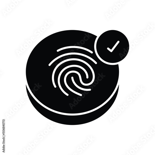 Biometrics vector icon