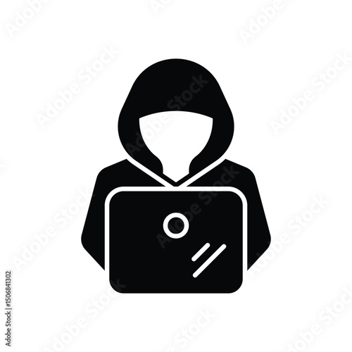 Hacker vector icon